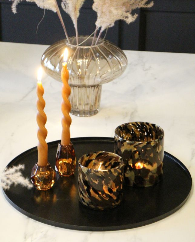 Metallfat svart 45 cm