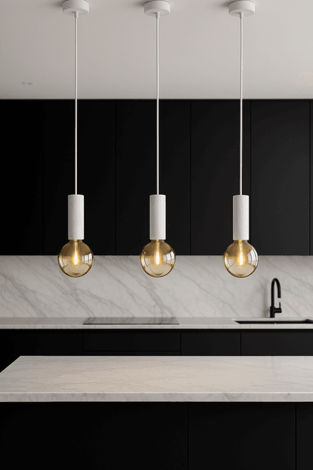 Hovedbilde Lampe Saga pendel marmor