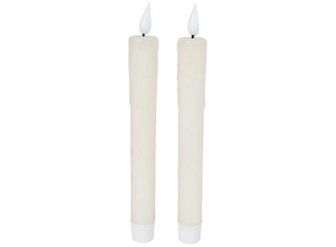 Hovedbilde Ledlys 2 pk. offwhite ...