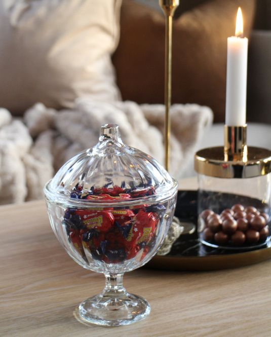 Hovedbilde Krukke glass på fot