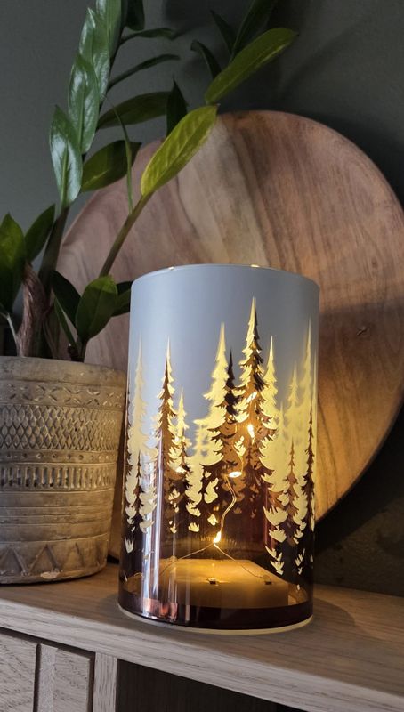 Lyslykt led skog