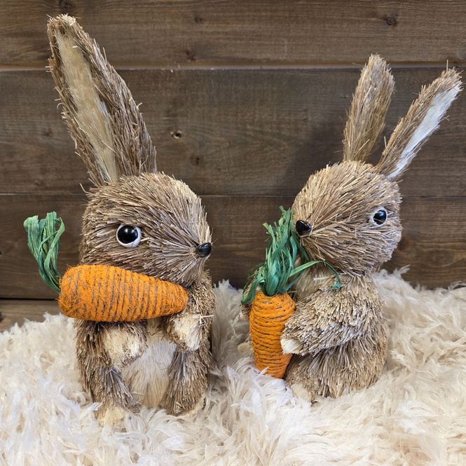 Hovedbilde 2 kaniner i naturmateriale